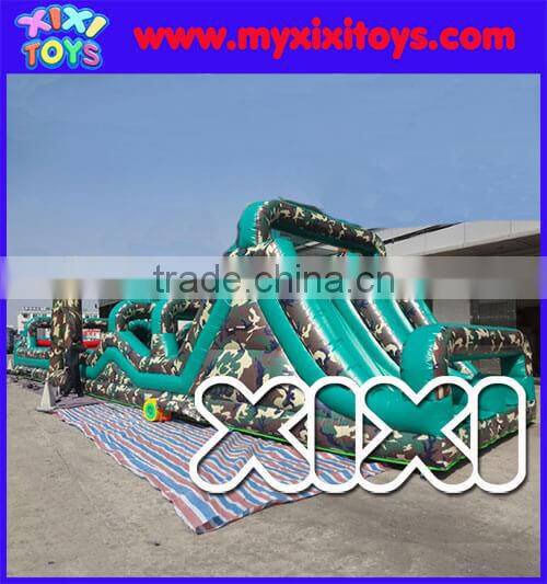0.55mm PVC high quality inflatable obstacle course for kids
