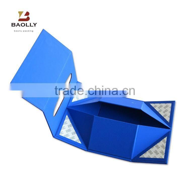 Custom cardboard paper magnetic folding gift box