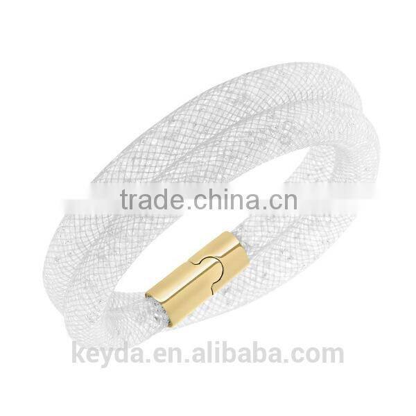 Czech Crystal Shamballa Bracelet Metal Crystal Wrap Bracelets