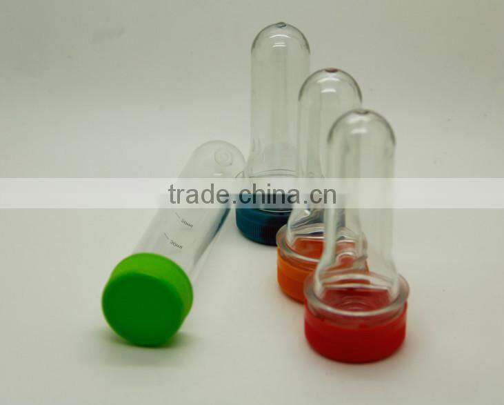 20ml ,60ml PET plastic test tube plastic burette plastic burette toy