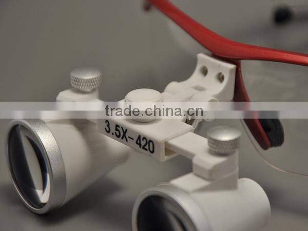 Colourful magnifying glasses/dental loups with 2.5X & 3.5X magnification