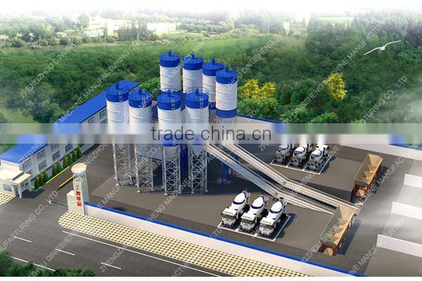 Mobile concrete mixing batch plant for sale