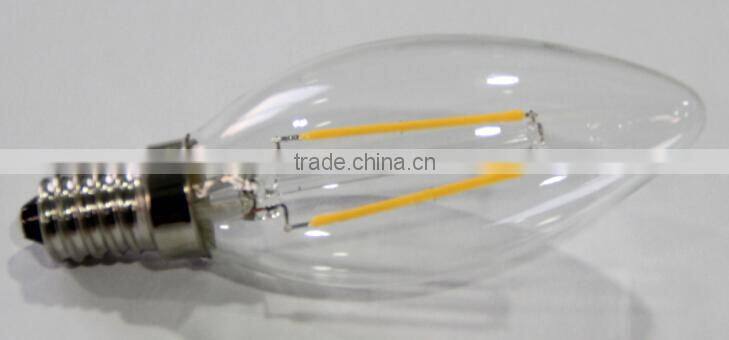 C35 CLEAR / FROSTED E14 CANDLE TWISTED BULBS