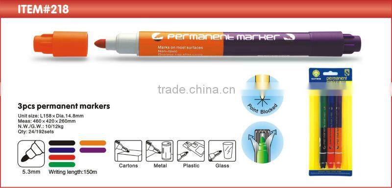 Twins permanent ink pen marker item 218