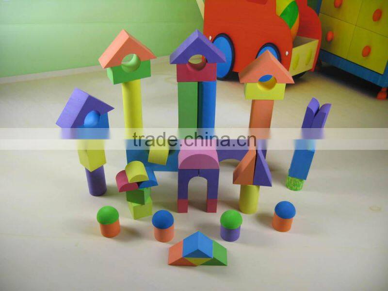 3D model eva foam building block toys for kids