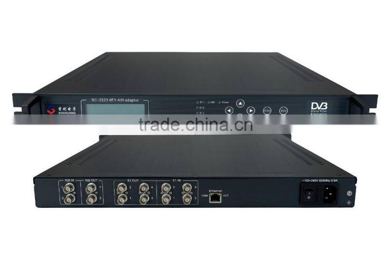 SC-2223 E1 to ASI 4 Channel Adapter