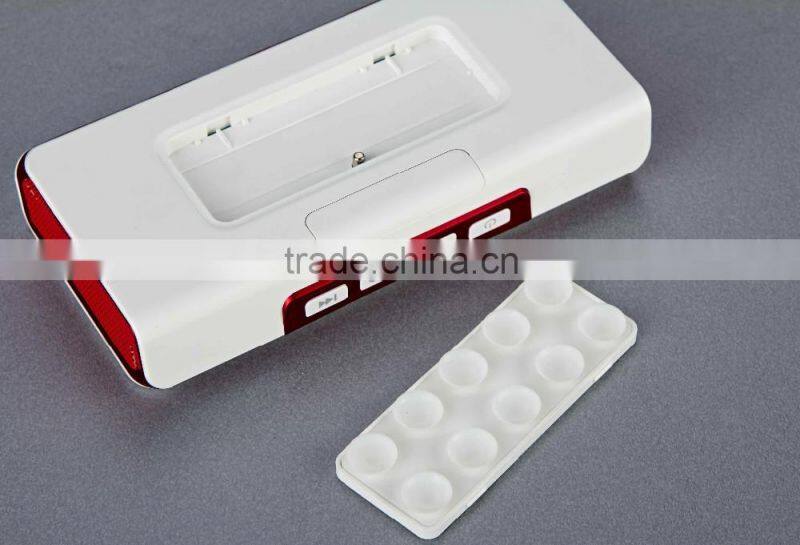 The Portable Mini Bluetooth speaker sound box with wheels and power bank