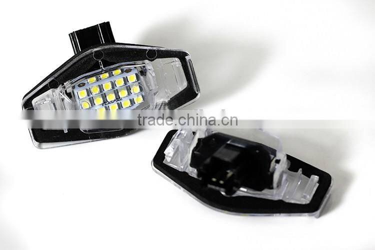 2016 new led license plate light epistar 10*23 led chip number plate light for H onda