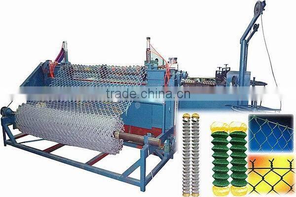 diamond mesh/chain link fence weaving machine