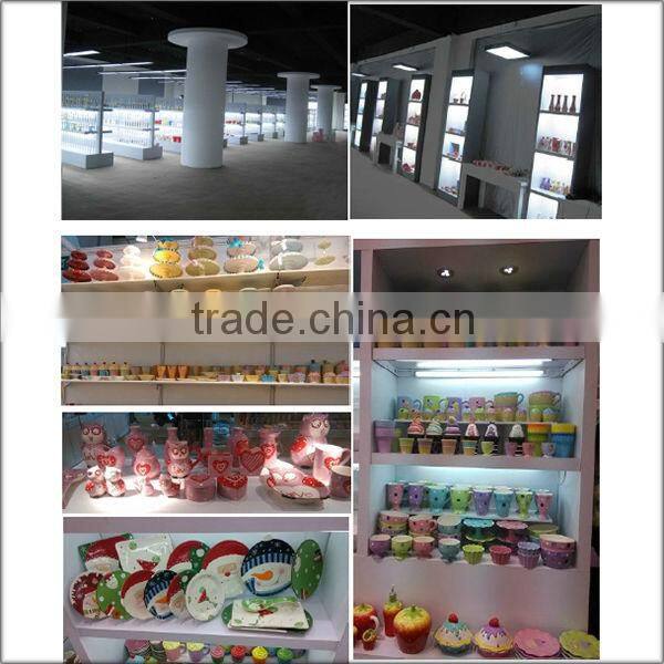 Ceramic Mini Cake stand with Halloween Icon Embossed