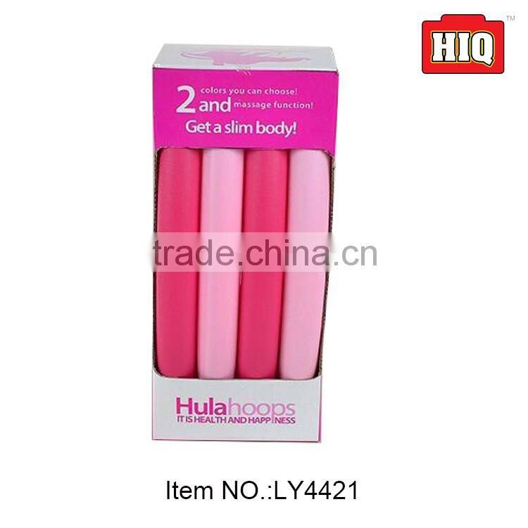 High Quality plastic fitness hula hoop hoola hoop for children