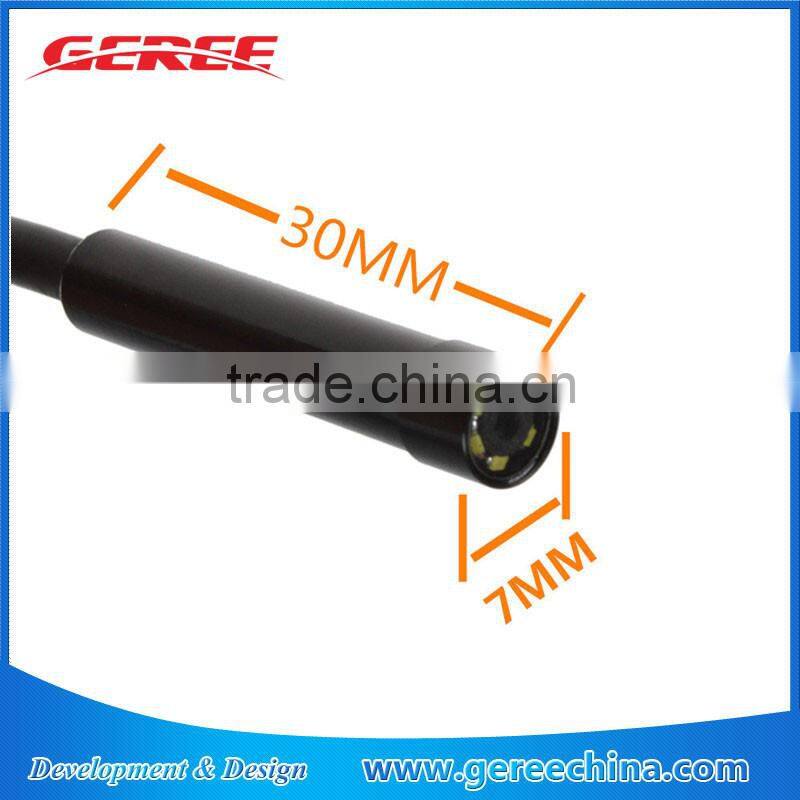 5m USB Android OTG Endoscope 7mm Mini Waterproof Borescope Inspection Tube Pipe snake Camera