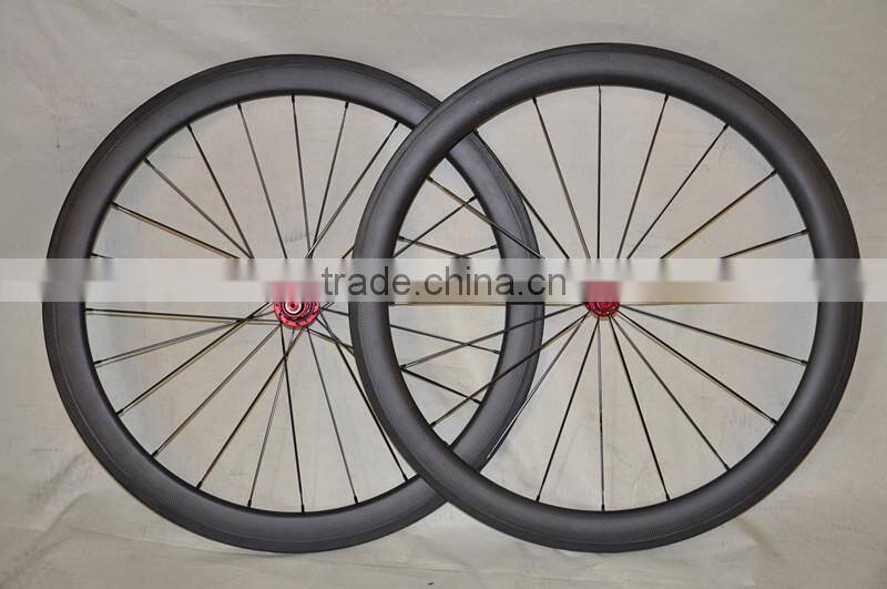 Dengfu bike, high quality carbon road wheels, carbon tubuless wheels 38*23mm
