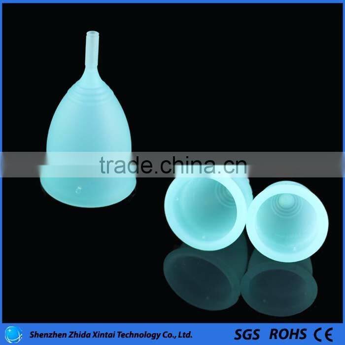 100% FDA silicone menstrual cups period cup for lady menstruation