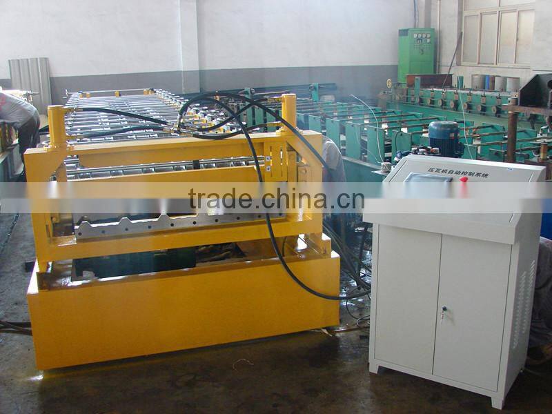 High rib trapezoid roof panel roll forming equipment