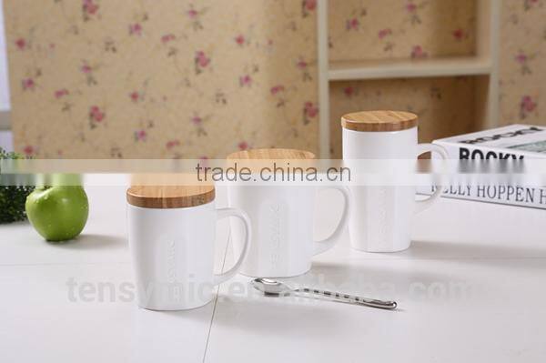 400/460/580ml customized of ceramic coffee cups with handle for promotional