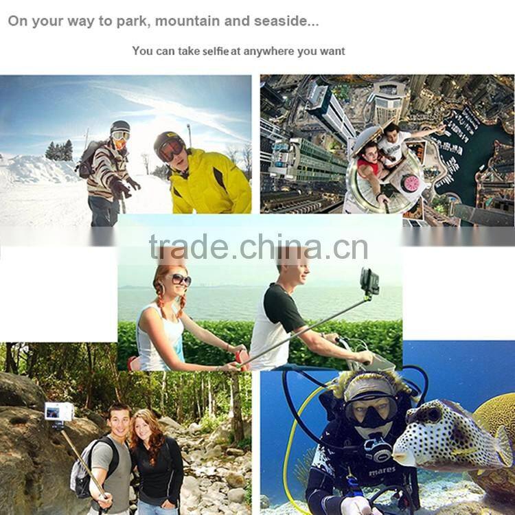 flexible selfie stick wired monopod Aluminum Alloy Pocket Selfie Stick