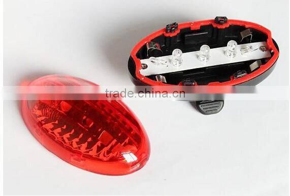5LED bicycle rear light bike tail lights bicycle laser light