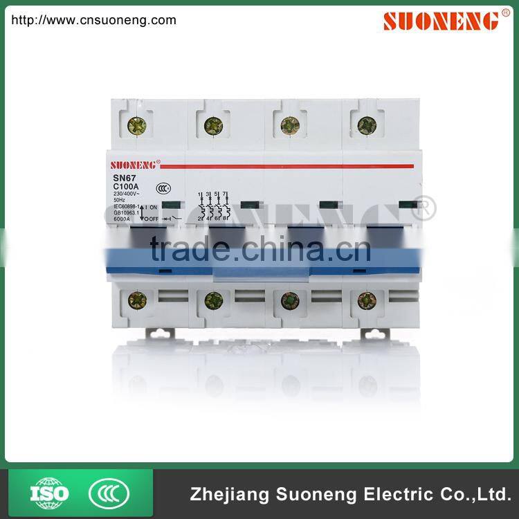 DZ47 100 electric mini circuit breaker