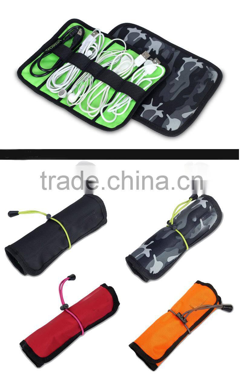 Large travel organizer electronics accessories case for various USB Phone Charge Cable travel bags