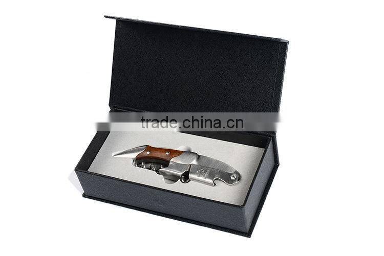 Portable Quick Pulling Promotion Placstic Corkscrew Funny Wine Opener
