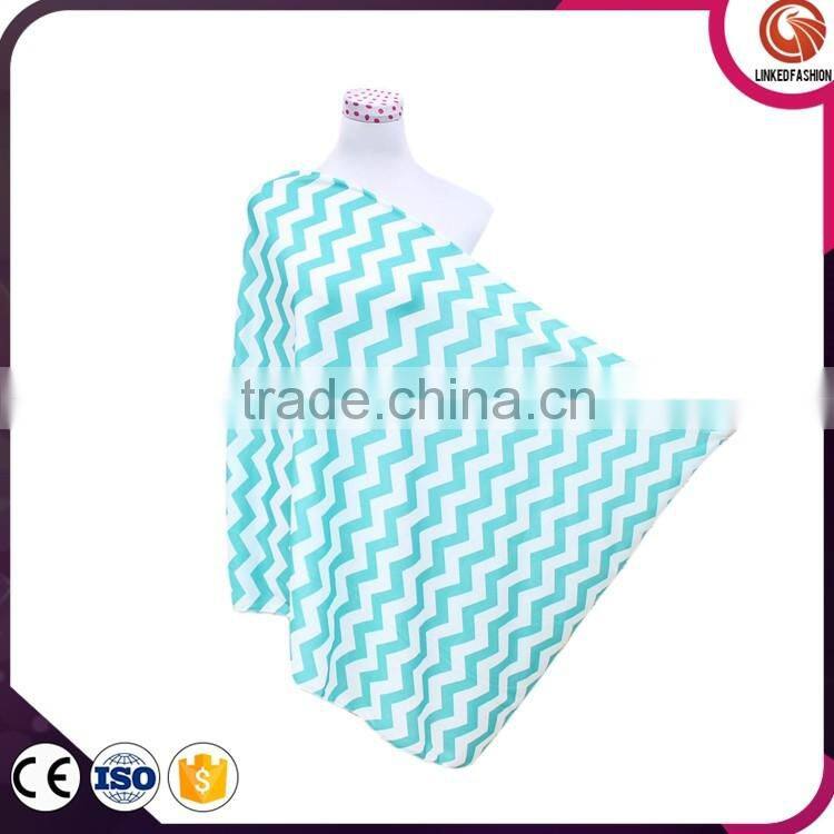 New High Quality Cotton Chevron Infinity Breastfeeding Nursing Scarf