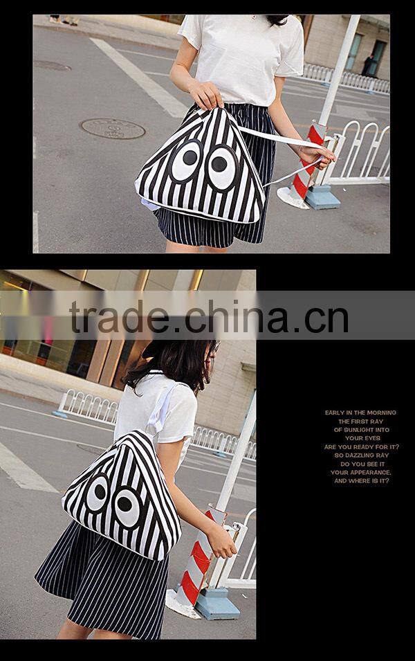 Big Eye Strips Backpack Bag Emoji Promotion