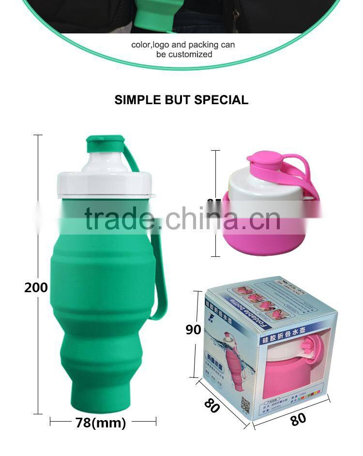 Wholesale Unique Design Silicone Disposable Drinking Bottle