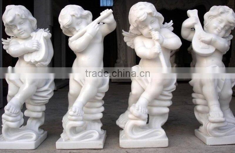 granite cute angel sculpture statue