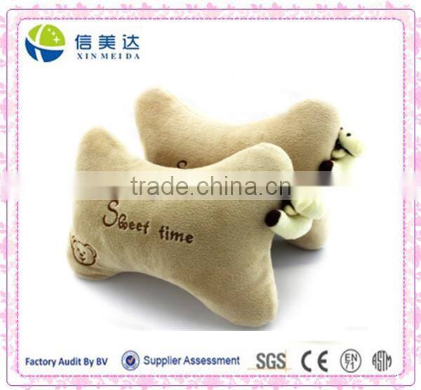 High quality Cute Bear Car headrest neck pillow