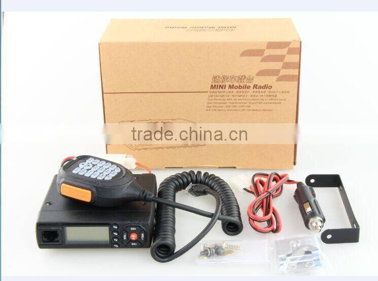 Mobile transceiver mini cheap car radio dual band mini transceiver 136-174MHz 400-470MHz repeater