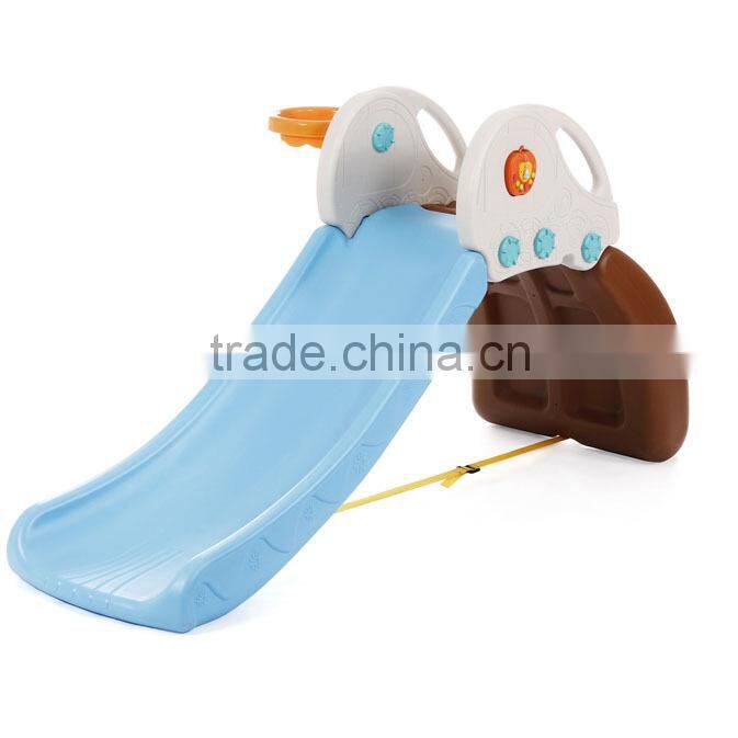 New design Indoor Plastic Foldable Slide
