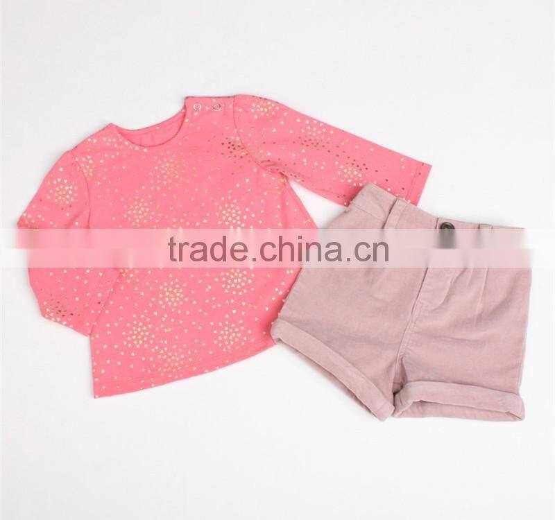 special design formal knit shirt trousers for girls
