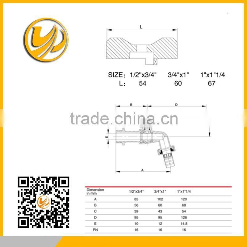 wholesale china factory brass lockable ball bibcock