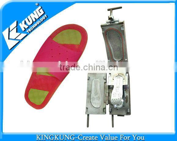 Newest design double color PCU shoe sole mould made in China