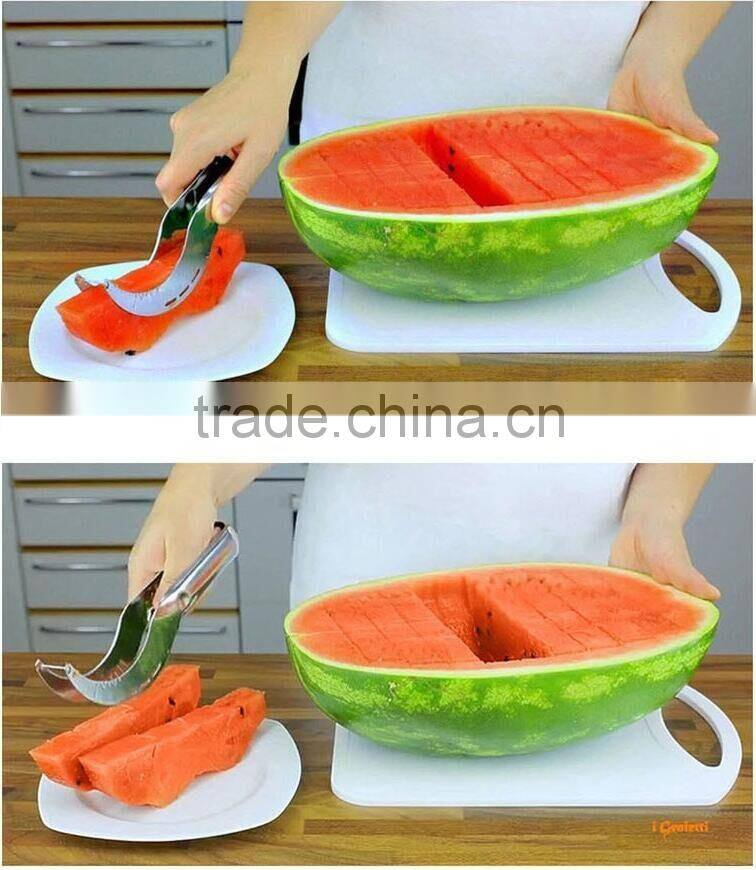 Stainless Steel Fruit Knife /Essential Home Kitchen Watermelon Slicer/Watermelon Knife