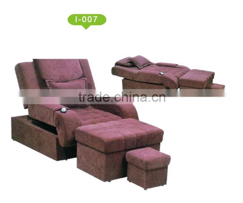 a set of comfortable reclining foot massage sofa chair