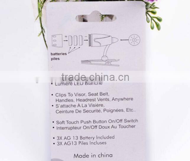 Best selling clip reading light/led clip light
