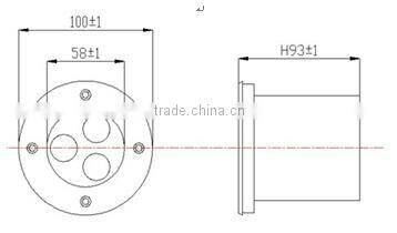 3X1W High Power LED Undergroun Light IP68