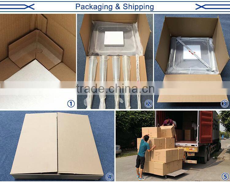 Modern metal dining table, restaurant table 120cm