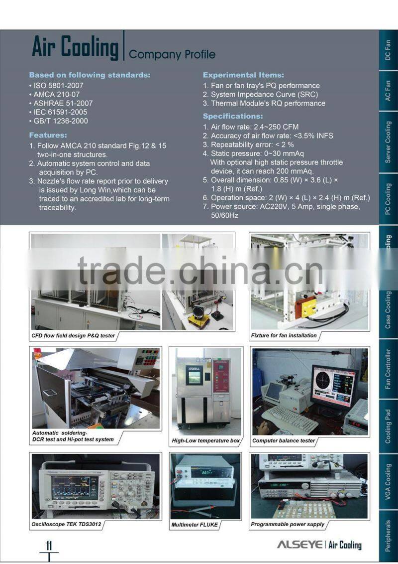 Alseye manufacturer BA0108 cpu cooling fan 1u heatsink for gaming pc power supply