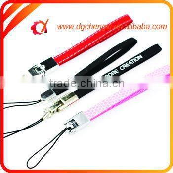 Cute Decorative Woman Gift PU Fashion Cell Phone Hand Strap