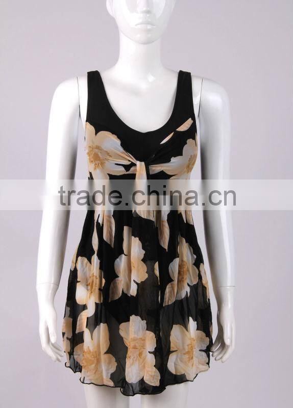 Blue floral sex bathing suit one piece swimsuit / elegant beach wear / full body swimwear women