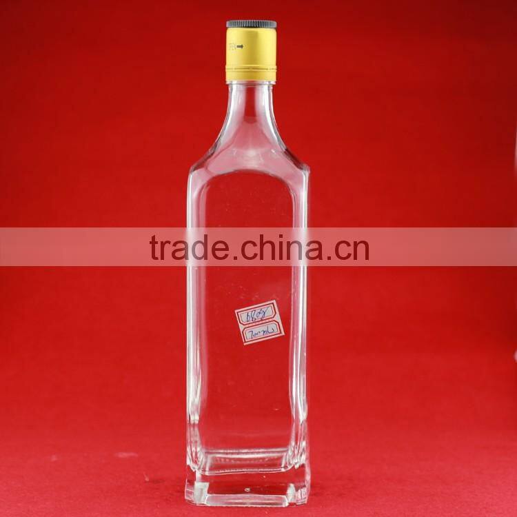 Good quality golden rum bottles french brandy tall bottles 700ml napoleonleds bottles
