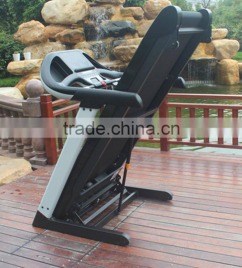 2016 New exercise equipment high end motorized fitness treadmill with speed control buttom