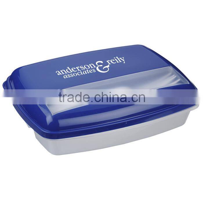 Plastic food container,plastic lunch box with lid,3pcs pack plastic lunch box with cutlery set