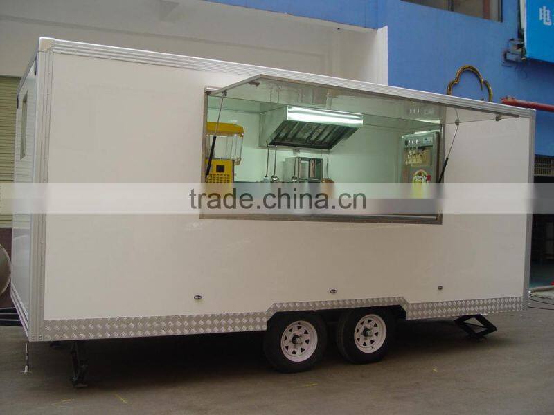 mobile fast churros food kitchen cart vending trailer truck for sale