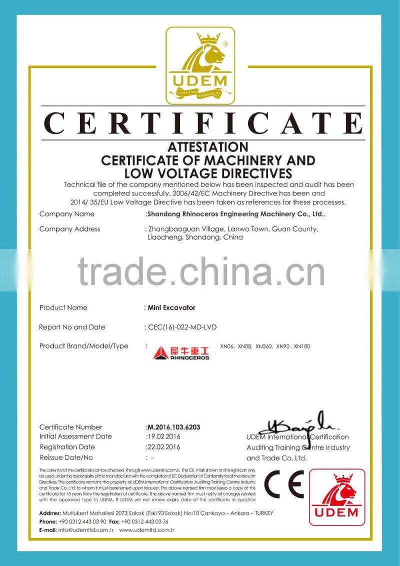 child excavator for China