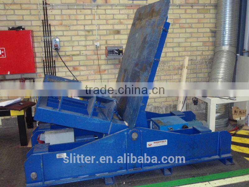 china hydraulic automatic steel coils up-ender machine