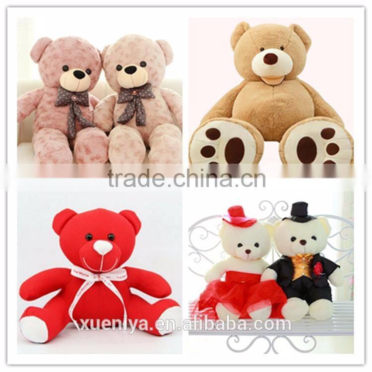 2016 hot sale love plush toy valentine day lovely teddy bear toy